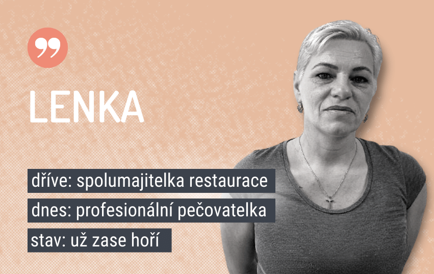 Lenka profesionální pečovatelka